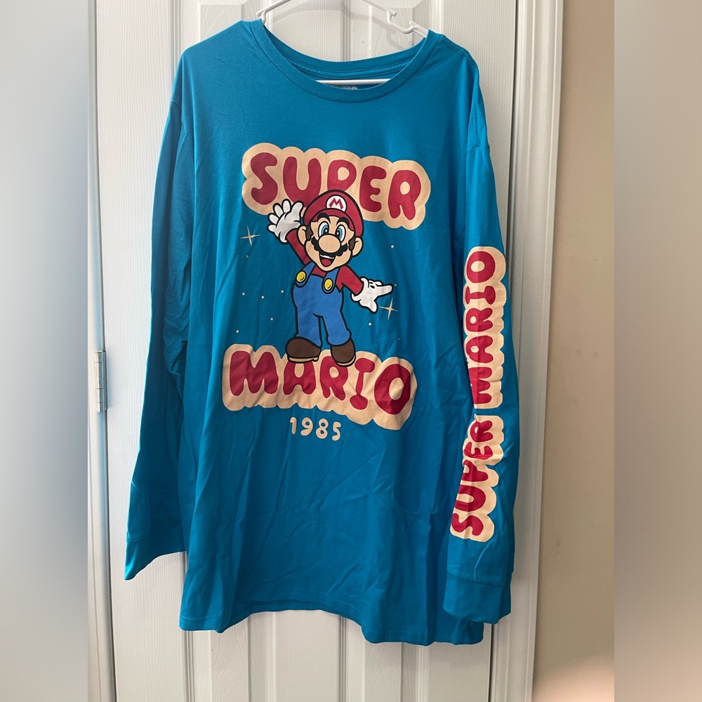 Super Mario Brothers Long Sleeve Tee